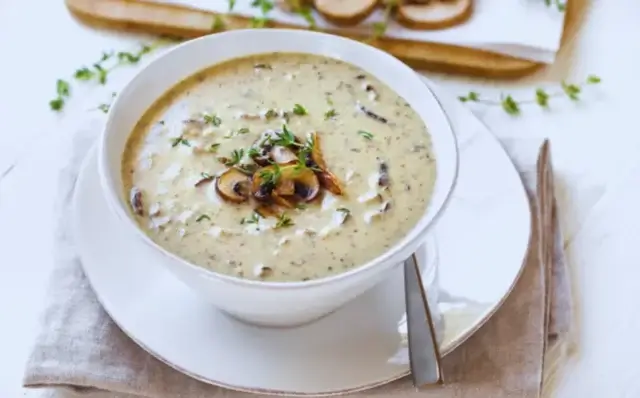 Sopa de cogumelos-Receitas
