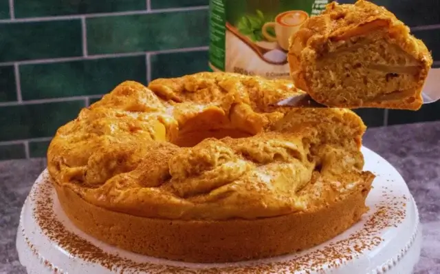 Bolo de maçã com canela-Receitas