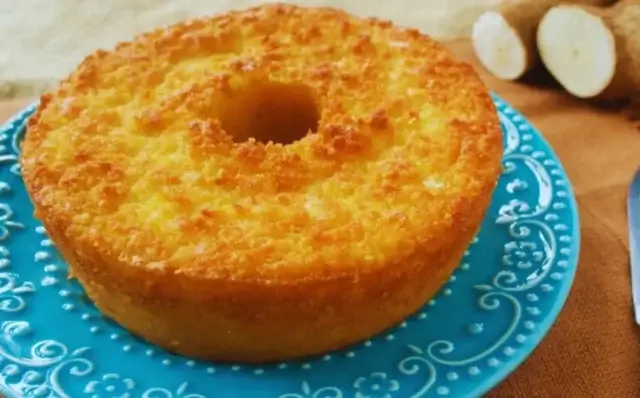 Bolo de mandioca e queijo-Receitas