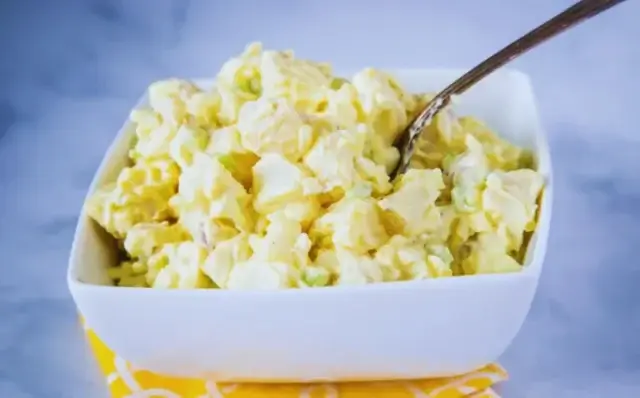 Salada de batata com maionese-Receitas
