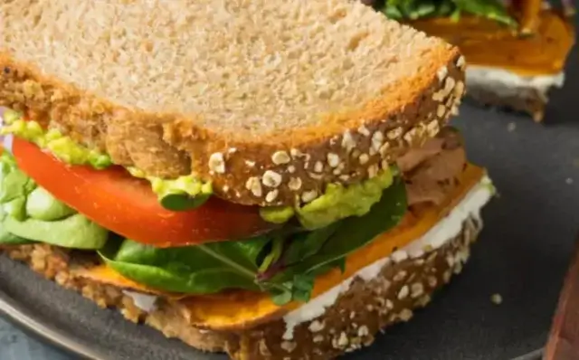 Sandes vegetal-Receitas