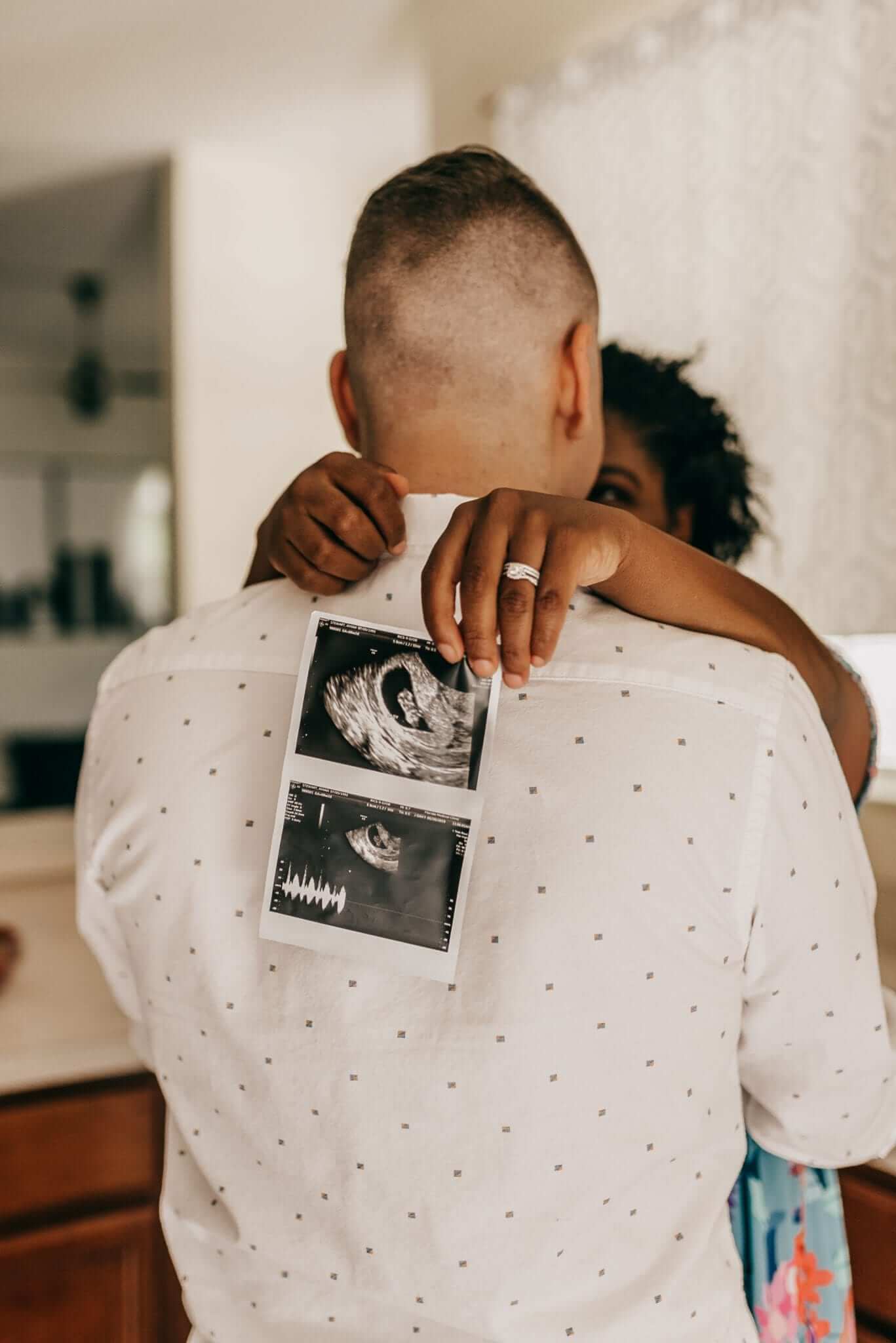 Sessão fotográfica temática com ecografia