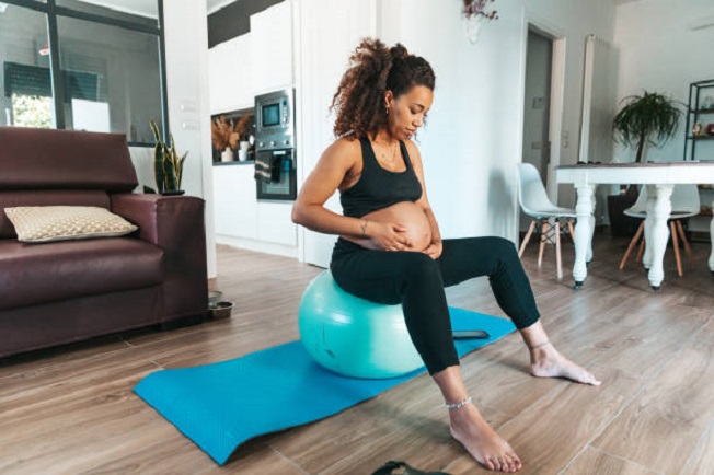 Exercícios com bola de pilates