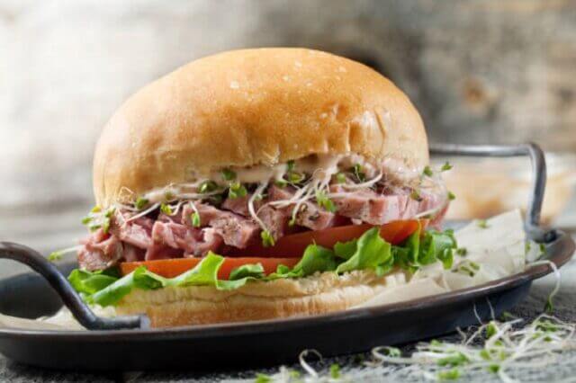 Hambúrguer de atum