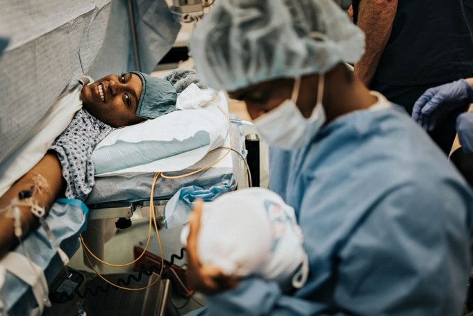 The Melanated Birth Stock Images