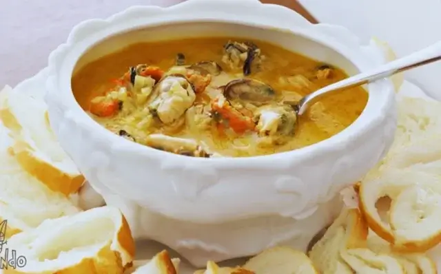 Chowder de mariscos-Receitas