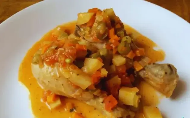 Frango à caçadora-Receitas