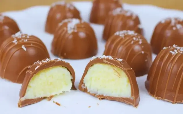 Trufas de chocolate cremosa-Receitas