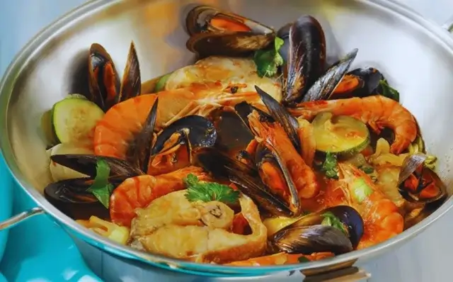 Cataplana de mariscos-Receitas