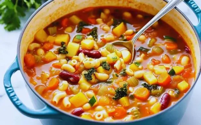 Sopa minestrone-Receitas